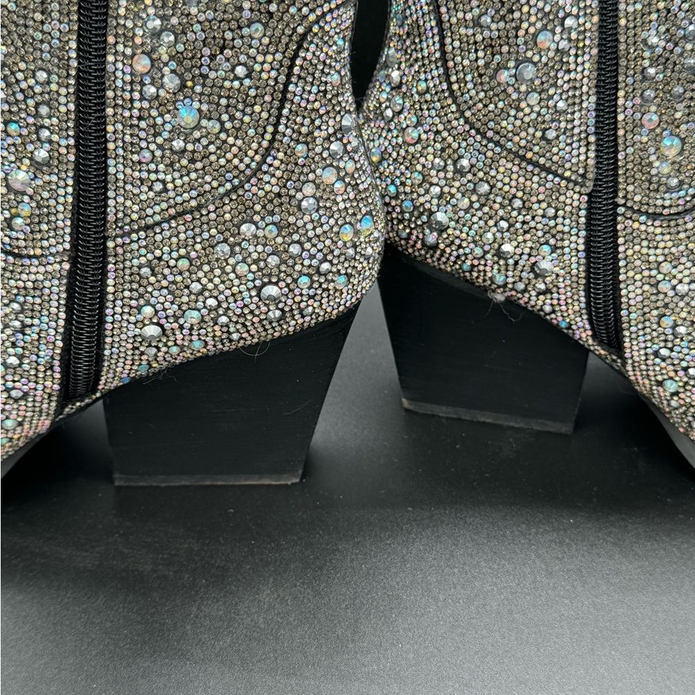 Liliana rhinestone cowgirl bootie - Picture 2 of 5